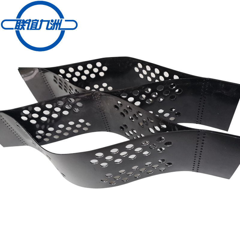 Black Brushable Road Construction Geocell