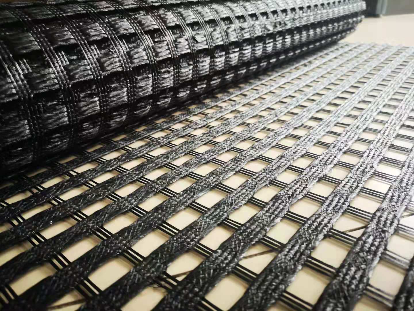 Ground Stabilization Road Pavement Reinforcement Slope Protection Polyester Geogird